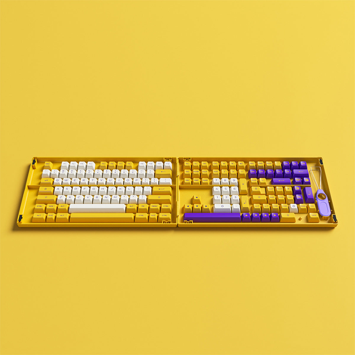Akko Los Angeles ASA Profile PBT Doubleshot Keycap Set - 178 Keys for Mechanical Keyboards | Perfect for Gaming, Typing & Custom Keyboard Builds