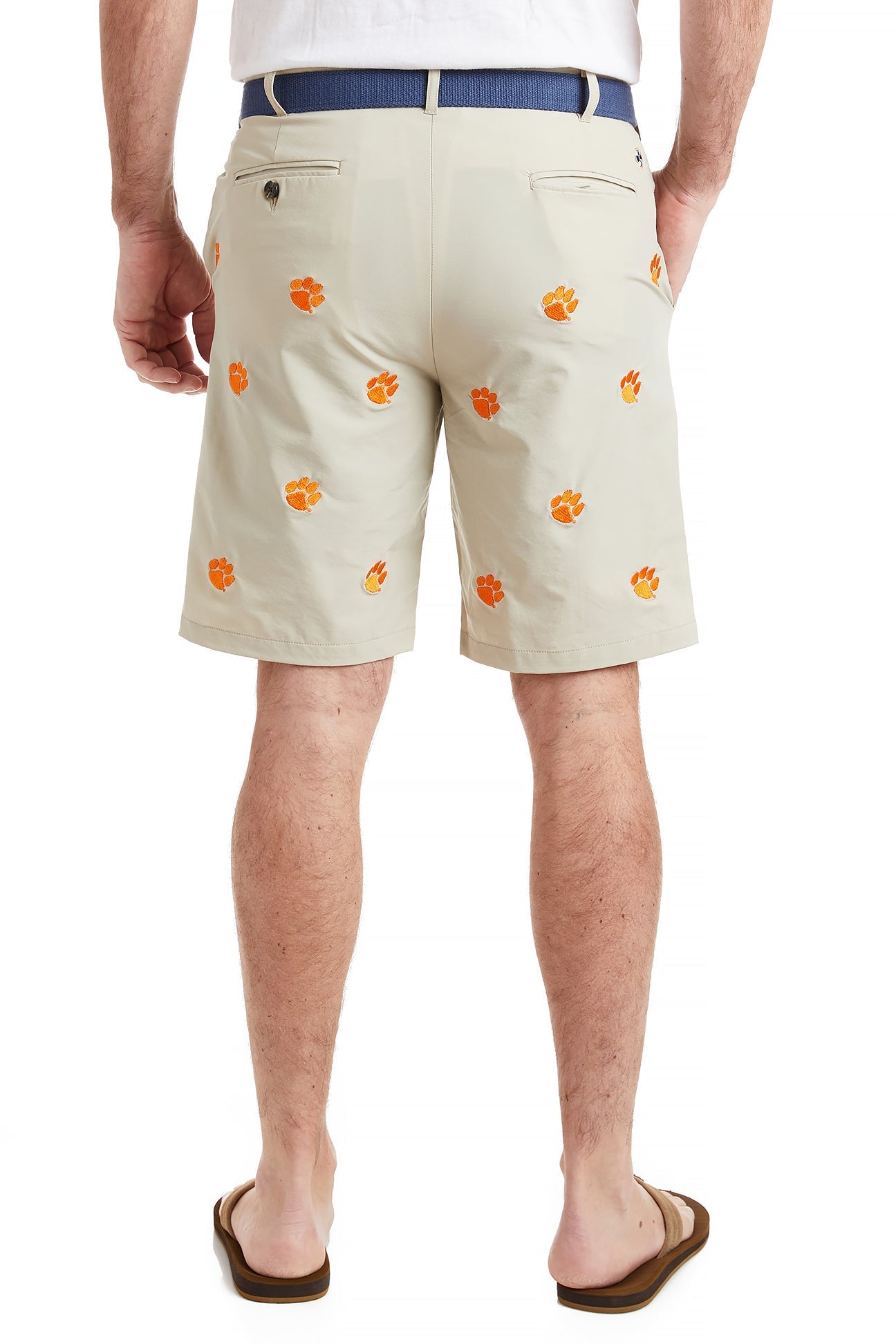 Clemson Tigers Performance Shorts for Men - Breathable Athletic Shorts with Pockets - Perfect for Gym, Running, and Casual Wear