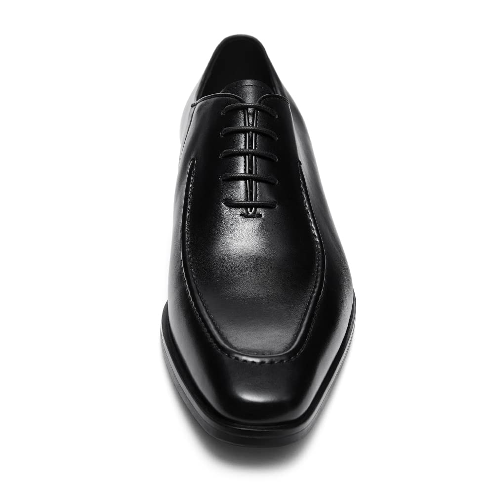 FRASOICUS Men's Leather Oxford Dress Shoes - Classic Formal Business Shoes for Work, Wedding & Office - Comfortable & Stylish Men's Dress Shoes