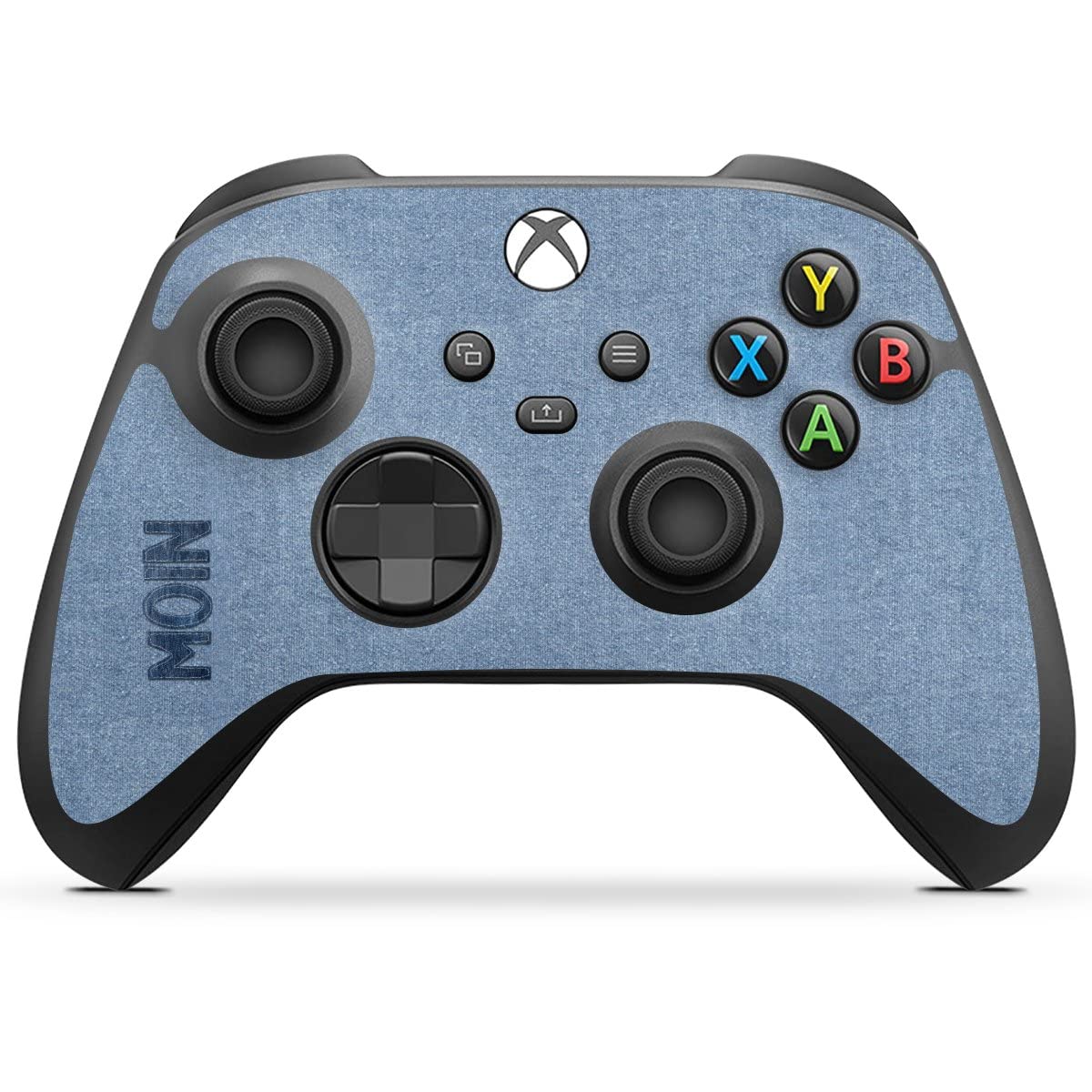 DeinDesign Skin Compatible with Microsoft Xbox Series X Controller - Custom Sticker & Vinyl Wrap for Gaming Protection (Denim Quote Design) - Perfect for Gaming Enthusiasts & Personalized Console Accessories