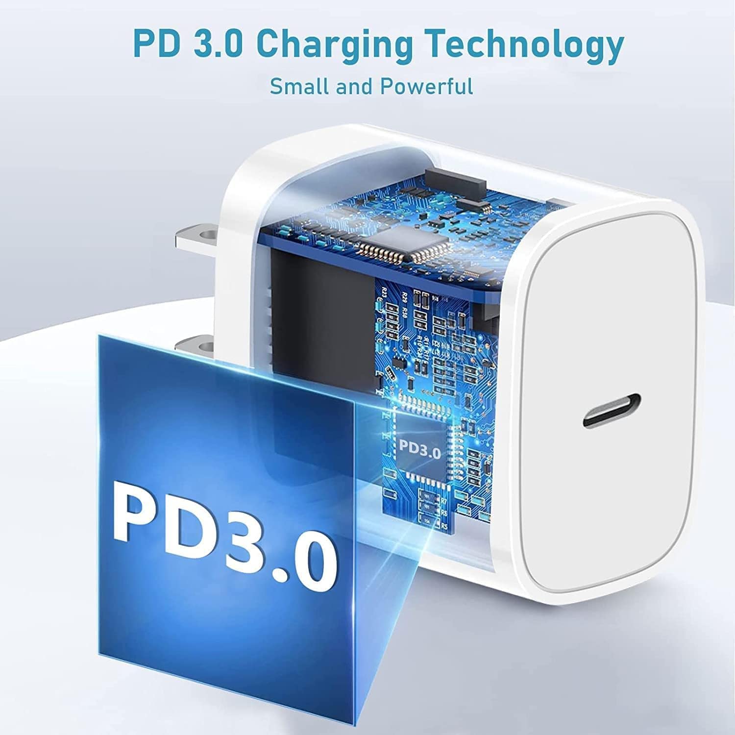 3-Pack 20W USB C Fast Charger with 10FT Long Cable for iPad Pro 12.9/11, iPad 10th Gen, iPad Air 5th/4th Gen, iPad Mini 6, iPhone 15 Series - Perfect for Home, Office & Travel Charging