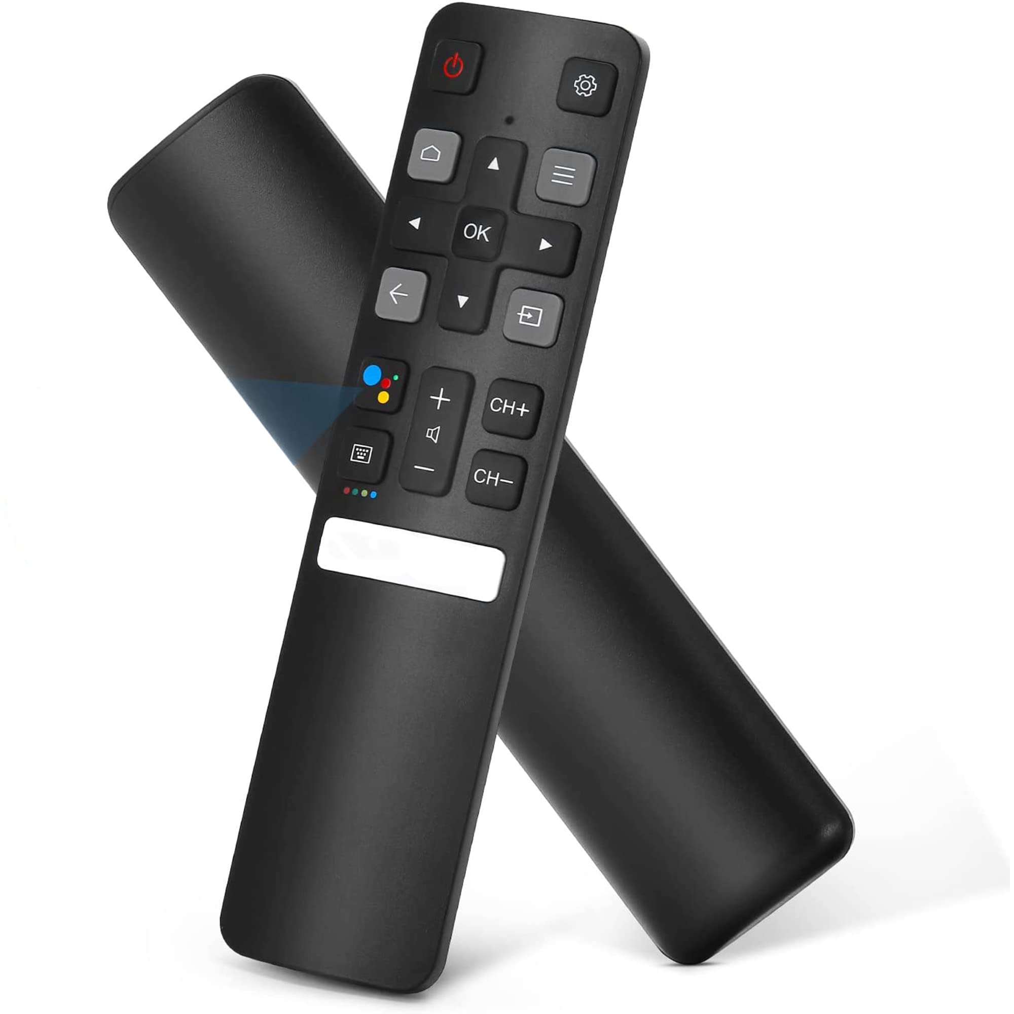 TCL Android TV Voice Remote Replacement RC802V - Compatible with 43S446 & All 4K UHD TCL Smart TVs - Includes Silicone Case & Lanyard (3-Piece Set) - Perfect for Streaming, Gaming & Smart Home Control