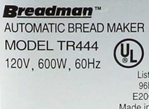 Breadman Bread Maker Replacement Belt for Models TR333 & TR444 - Compatible with Breadman TR Series Bread Machines - Perfect for Home Baking and Fresh Bread Making