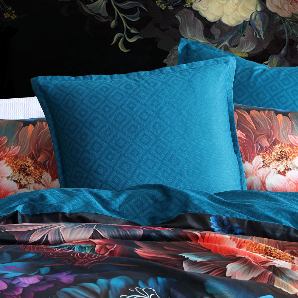 Botany Bloom Quilt Cover Set - Queen Size Bedding Set with Floral Design | Soft & Breathable for All Seasons | Perfect for Master Bedroom, Guest Room & Vacation Homes
