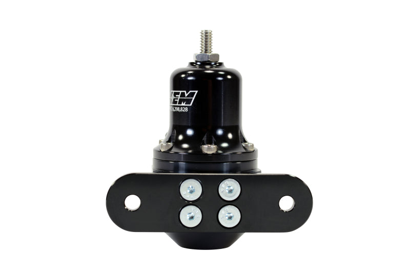AEM High Capacity Universal Black Adjustable Fuel Pressure Regulator - Performance Upgrade for Cars, Trucks & SUVs - Perfect for Racing, Tuning & Engine Modifications