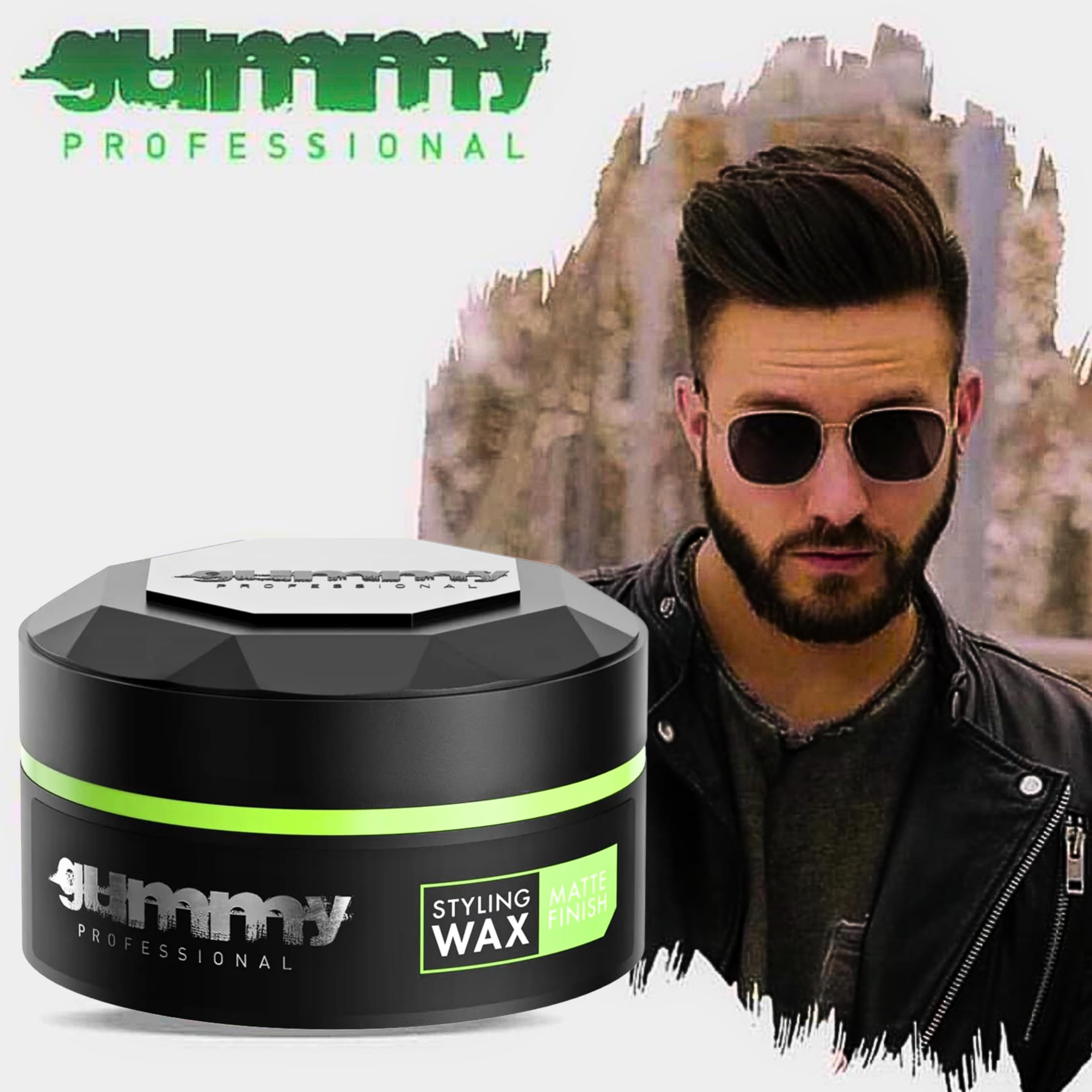 FONEX Matte Finish Hair Wax for Men & Women - Soft Styling Gummy Wax (150ml x 3 Tubs) - Perfect for Textured, Messy & Natural Hairstyles - Salon Quality Hold Without Greasiness