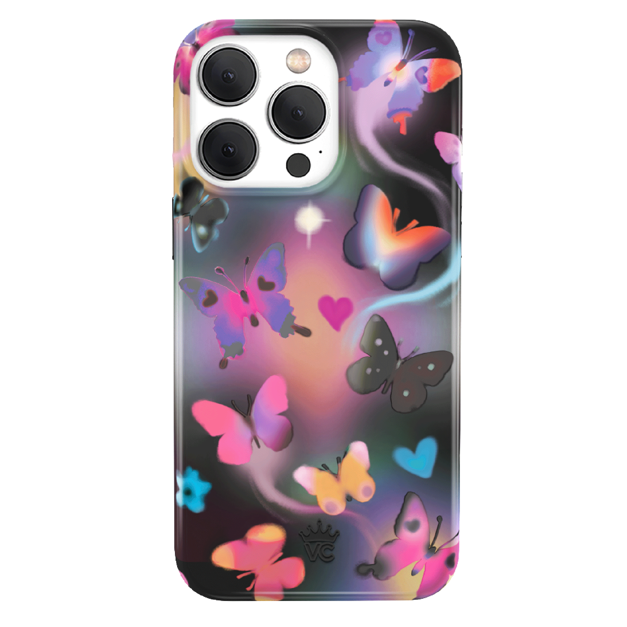Aurora Butterfly iPhone Case - Elegant & Durable Protective Cover for iPhone 13/14/15 - Perfect for Everyday Use, Travel & Gifts