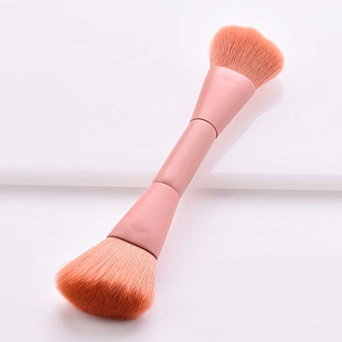 5-Piece Professional Makeup Brush Set with Wooden Handle - Foundation, Blending, Eyeshadow Brushes for Flawless Makeup Application | Perfect for Home, Travel & Professional Makeup Artists