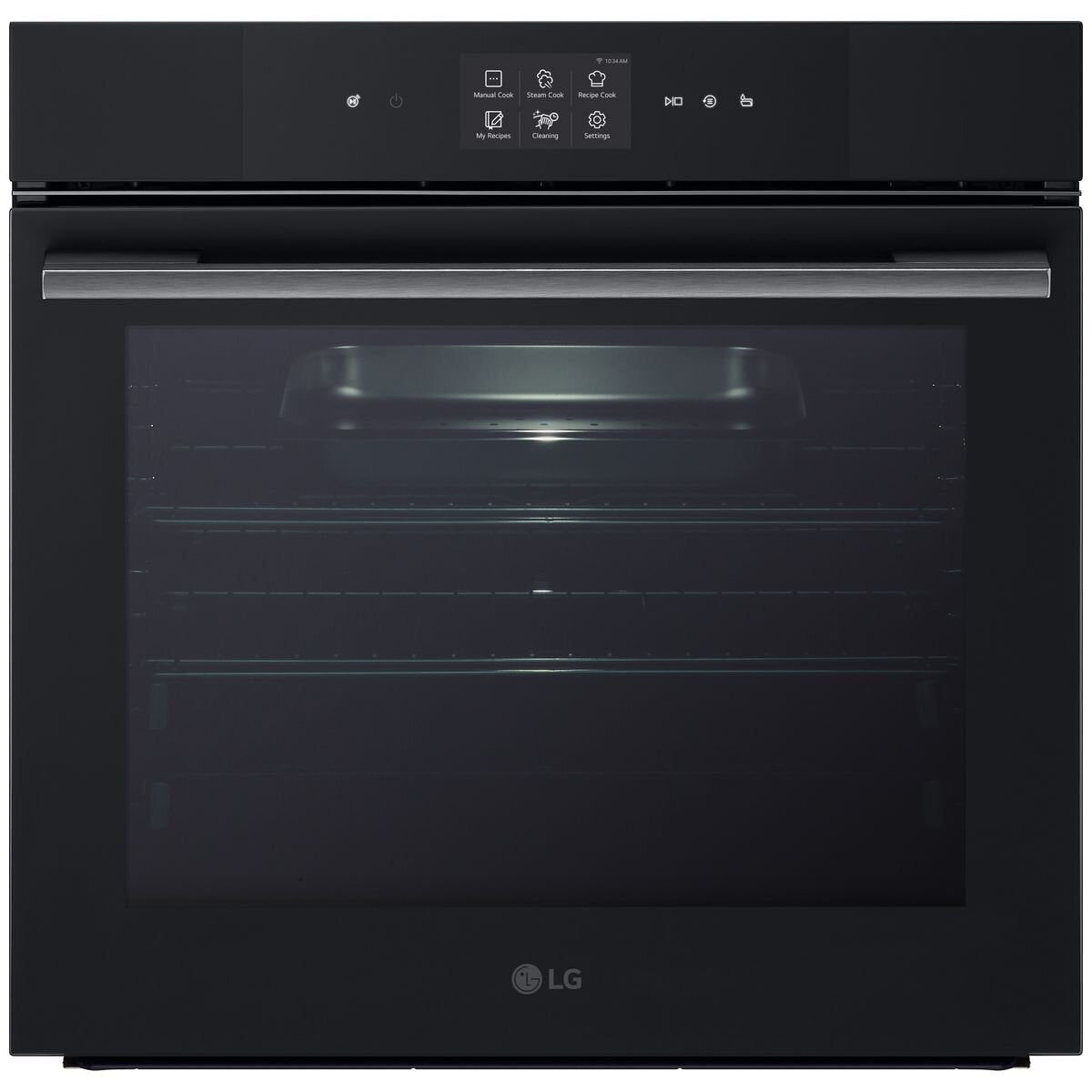LG 60cm InstaView Series 9 Full Steam Oven with Black Glass - BO609B2BG4 | Smart Countertop Microwave Oven for Modern Kitchens, Baking & Healthy Cooking