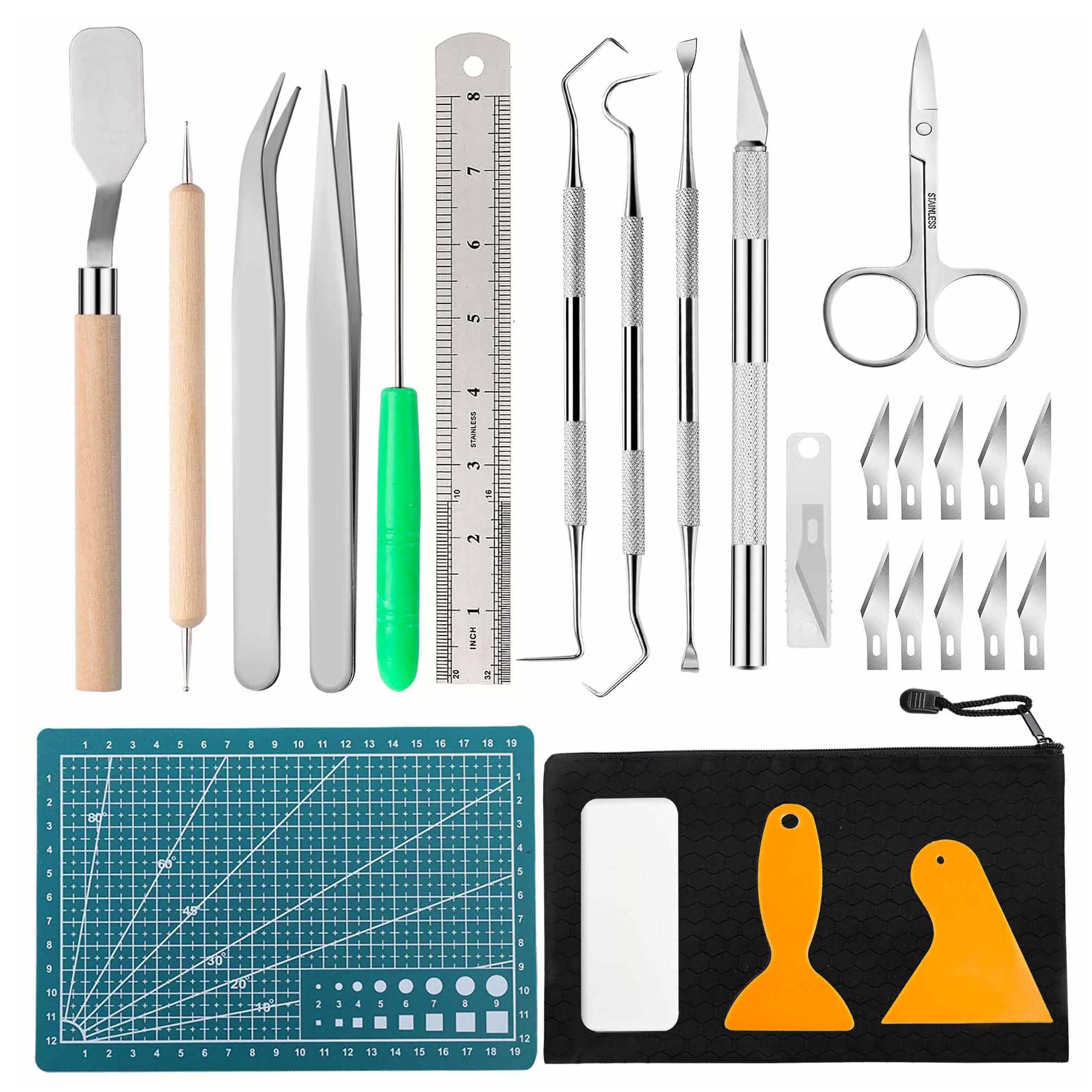 Premium Vinyl Weeding Tools Kit for Crafting & DIY Projects - Scrapbooking, Lettering, Artwork