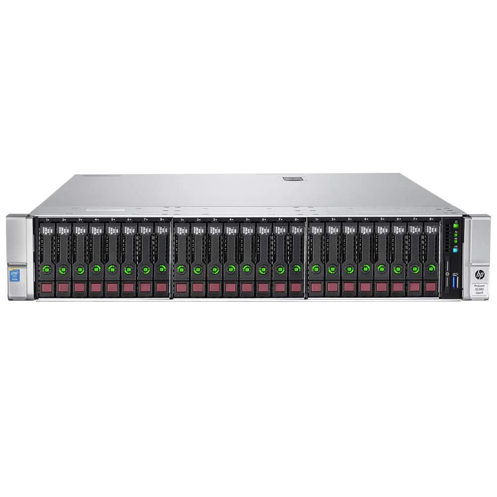 Refurbished HP ProLiant DL380 Gen9 Server - 24B SFF, Dual E5-2670 V3 12-Core 2.3GHz, 128GB RAM, 2x1TB HDD, P440 4GB FBWC RAID Controller | Ideal for Business IT Infrastructure, Data Centers & Virtualization Environments