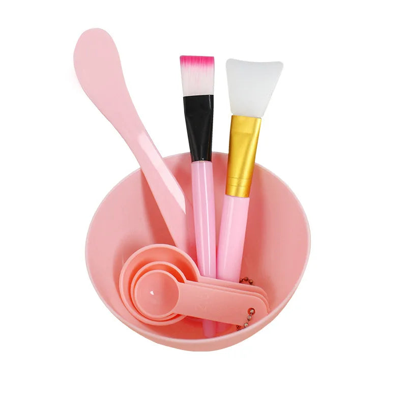 Premium Facial Brush, Mask Bowl & Spoon Set - Professional Skincare Tools for Cleansing, Exfoliating & Mask Application - Perfect for Home Spa & Beauty Routine