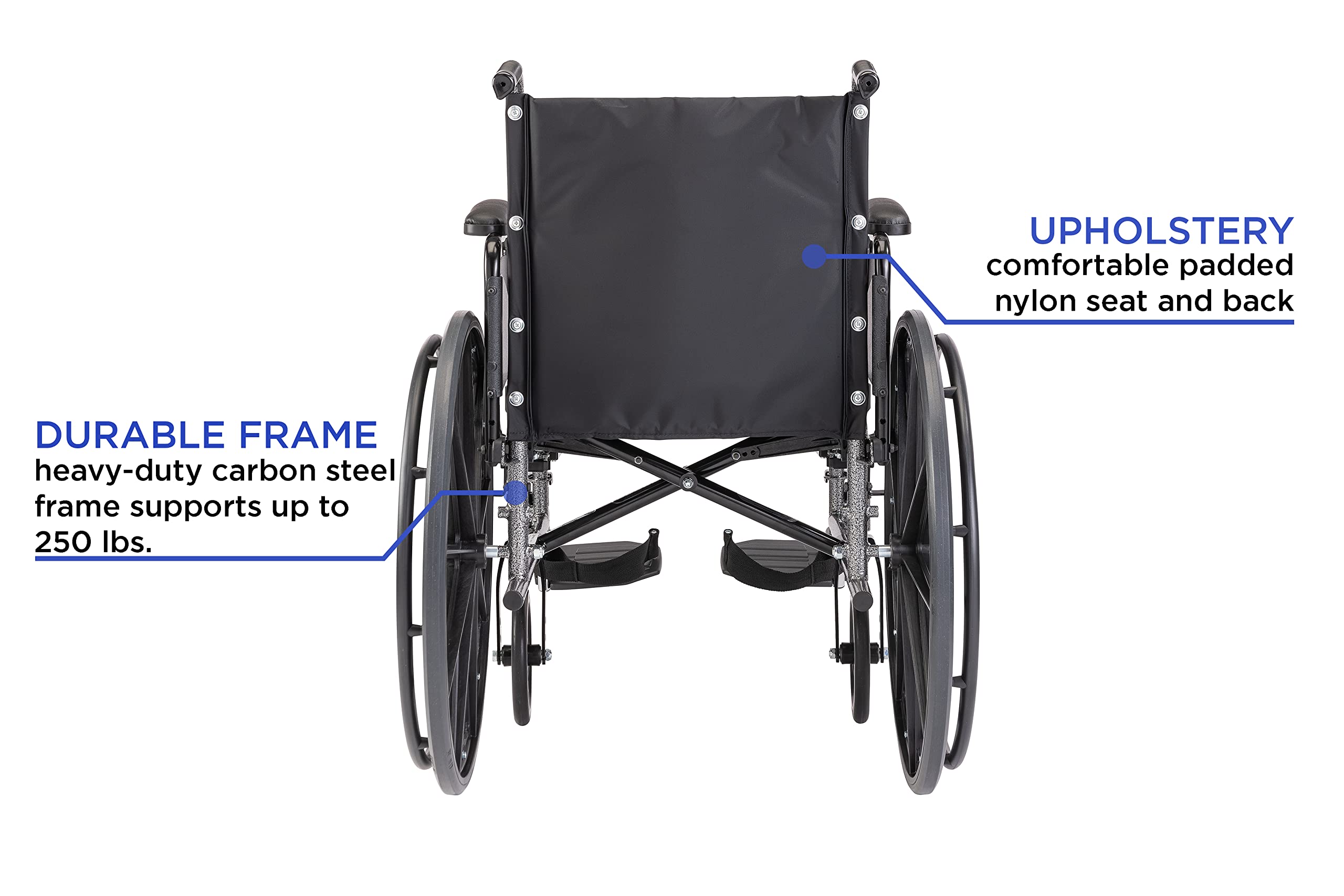 Invacare Tracer SX5 Lightweight Folding Wheelchair for Adults - 20