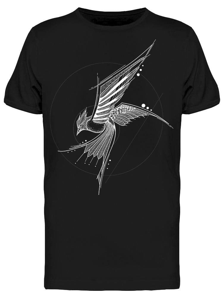 White Bird Stripes T-Shirt for Men | Casual Short Sleeve Graphic Tee | Perfect for Streetwear, Summer Outfits & Everyday Wear