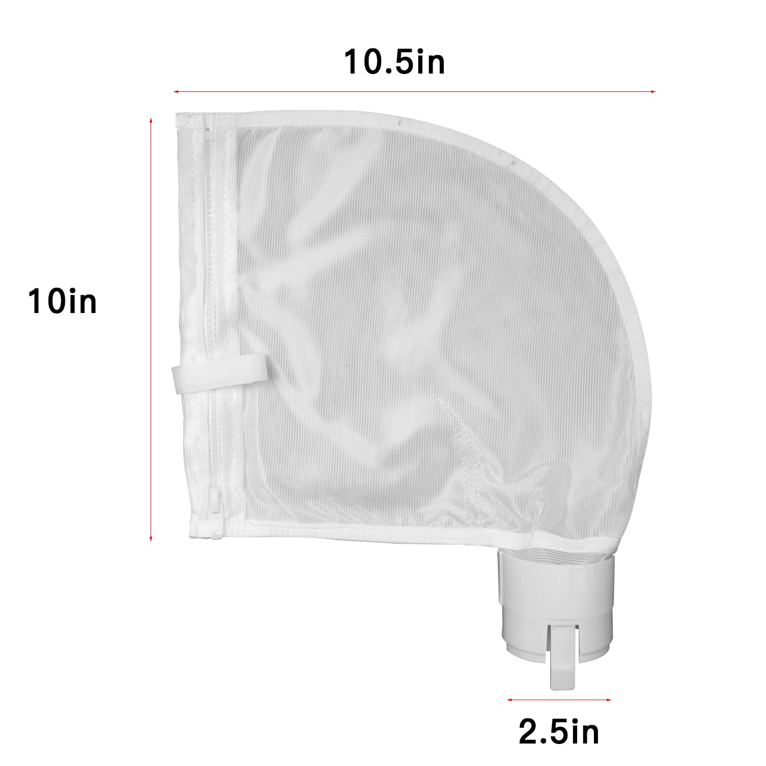 Polaris 360 & 380 Pool Cleaner Replacement Filter Bags - 2 Pack with 360° Zipper Closure - Compatible with In-Ground Pool Cleaners - Perfect for Leaves, Debris & Fine Particle Filtration