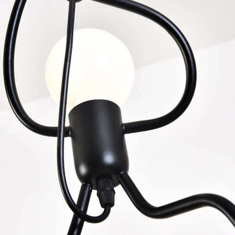 Modern White Pendant Light - Stylish & Playful Hanging Fixture for Kitchen Island, Dining Room & Bedroom Decor