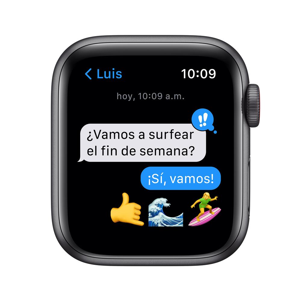 Apple Watch SE (GPS + Cellular) 44mm Space Gray Aluminum Case with Midnight Sport Band - Smart Watch for Fitness Tracking, Calls & Notifications - Perfect for Running, Swimming & Daily Wear