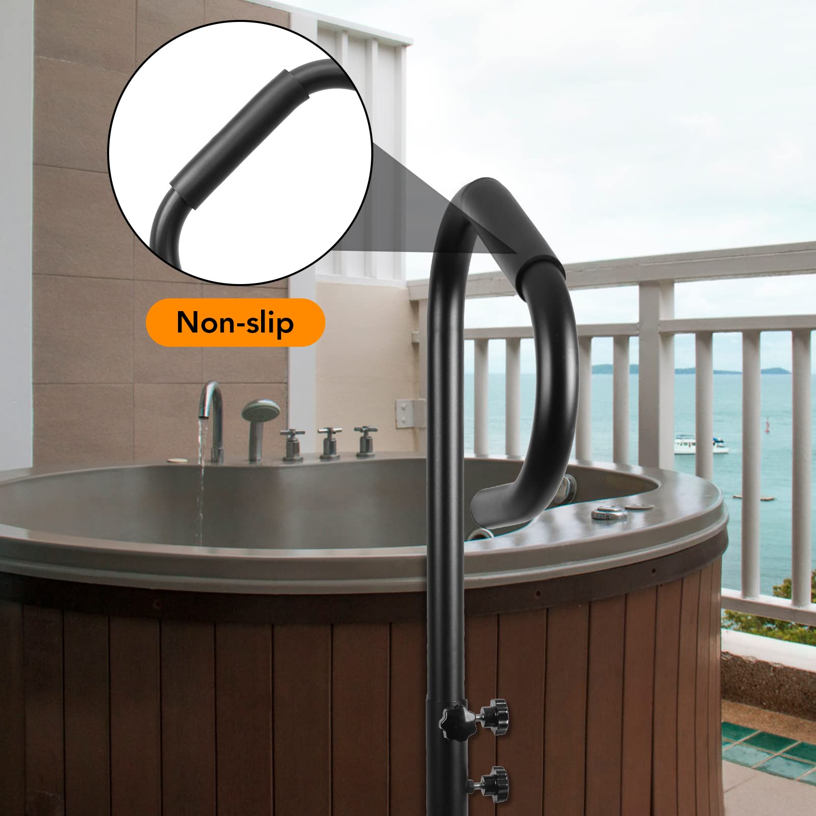 Garvee 600LBS Capacity Hot Tub Handrail - 56