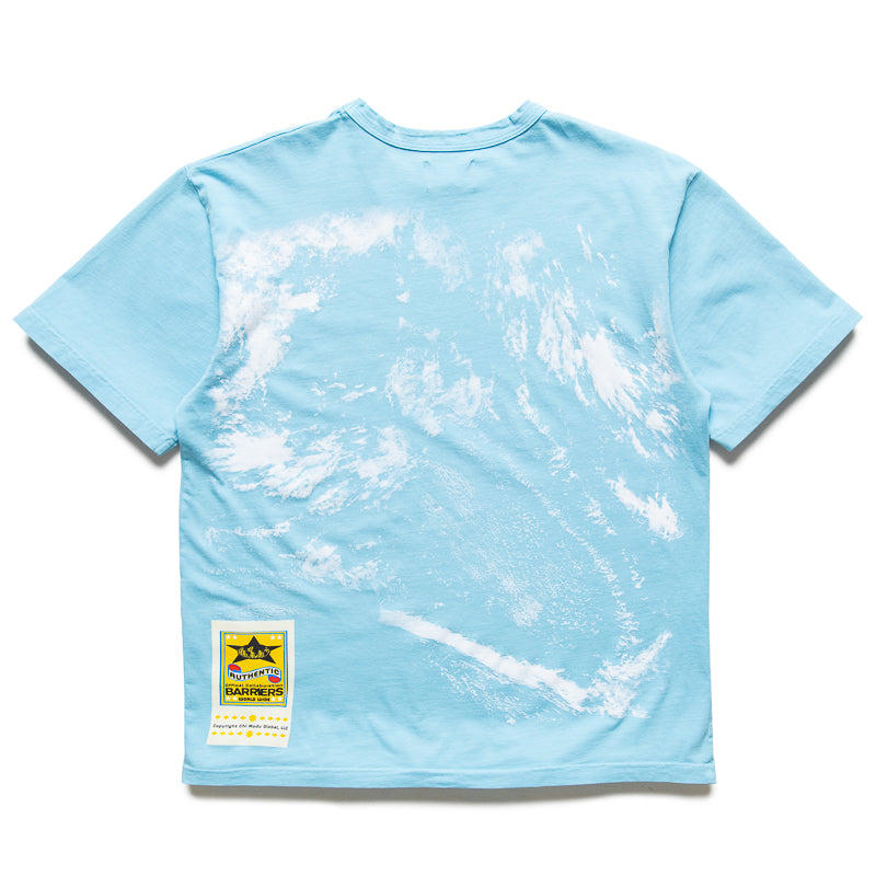 Barriers Worldwide Nas Tee - Blue Cotton T-Shirt for Men | Streetwear Fashion & Casual Wear