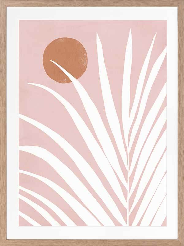 Canopy IIII Framed Art Print - Modern Wall Decor for Living Room, Bedroom & Office - Ready to Hang Canvas Painting