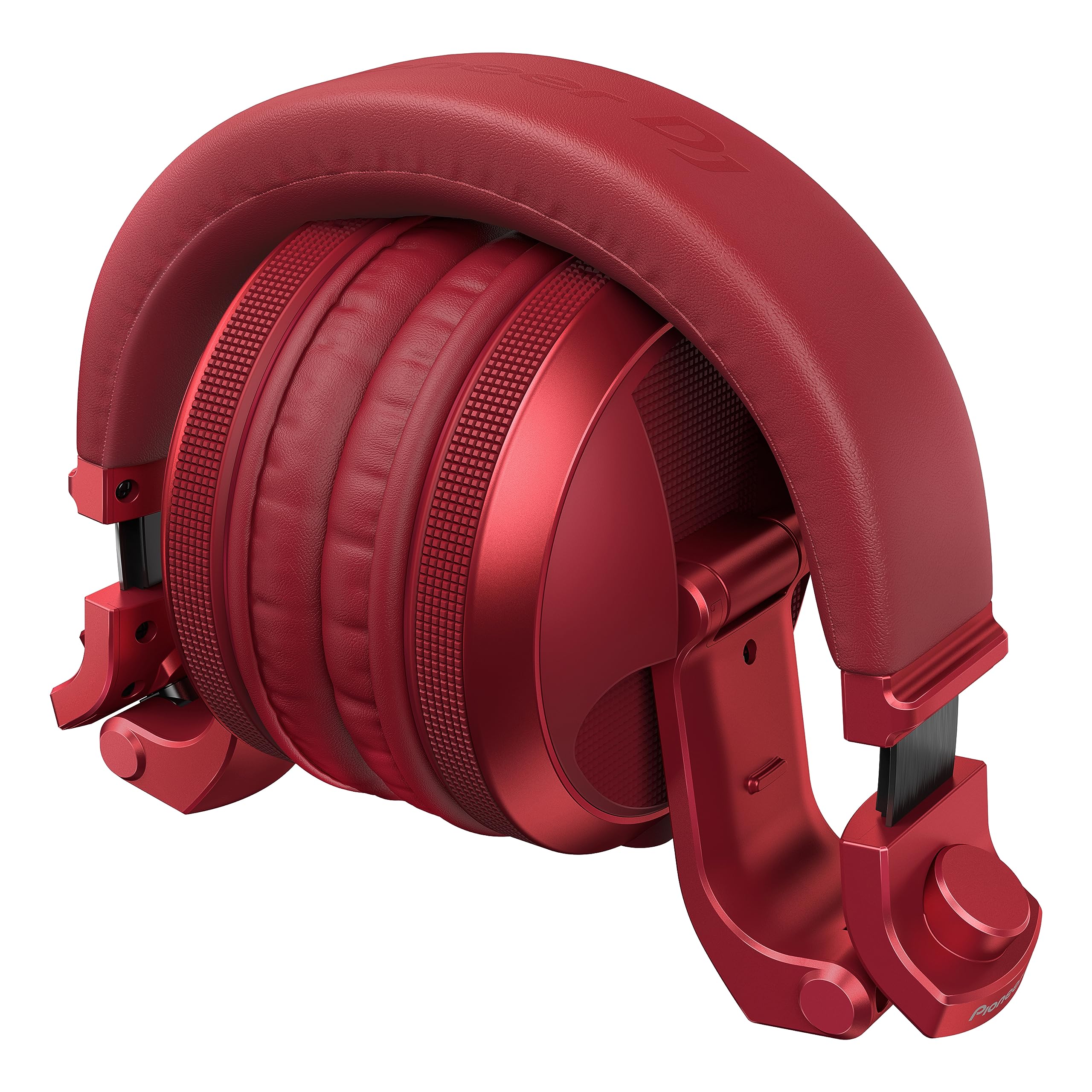 Pioneer DJ Bluetooth Wireless Headphones - Over-Ear Studio Monitor Headset with Hi-Fi Sound, Noise Isolation & Foldable Design (Red) - Perfect for DJing, Music Production & Home Listening