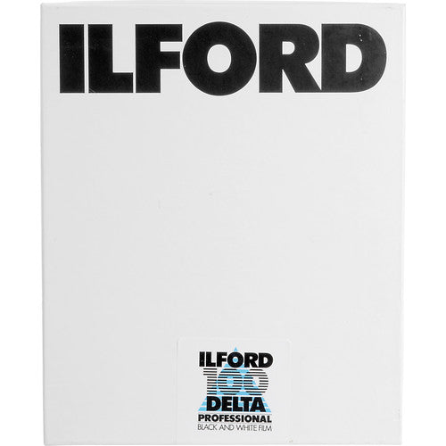 Ilford Delta 100 Professional Black & White Negative Film (4x5, 25 Sheets) - Perfect for Landscape Photography & Fine Art Printing