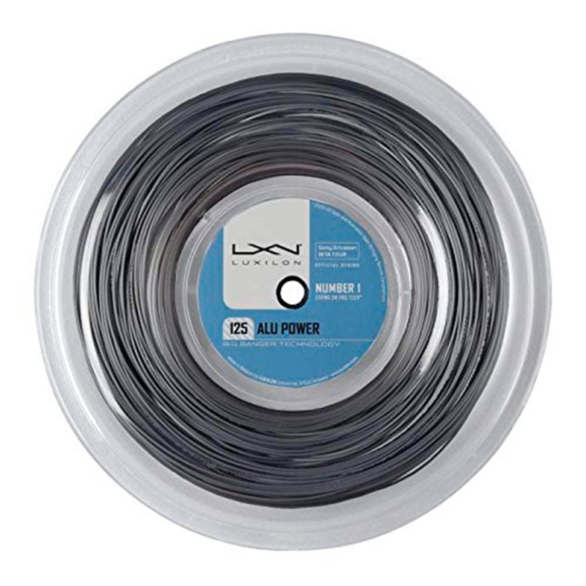 Luxilon Alu Power 16L (125) Tennis String - High Performance Polyester Racket String for Spin & Control - Perfect for Competitive Play & Tournament Matches