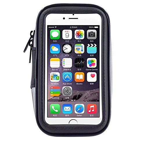 Waterproof Bike Phone Mount Bag - Touch Screen Accessible Top Tube Frame Pouch for iPhone 12 Pro Max/11 Pro Max & Samsung Galaxy S24 Ultra/S23 Ultra/S24+/S23+/S23 FE/A55/A54/A15/A34/A33 - Perfect for Cycling, Commuting & Outdoor Adventures