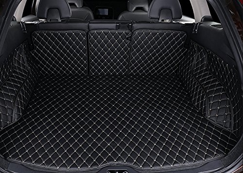 Volvo XC60 2009-2017 Custom Fit 3D Laser Car Cargo Mat - Waterproof Trunk Liner with Full Coverage Protection, Pet-Friendly & Durable (Brown) - Perfect for Road Trips, Camping & Daily Use