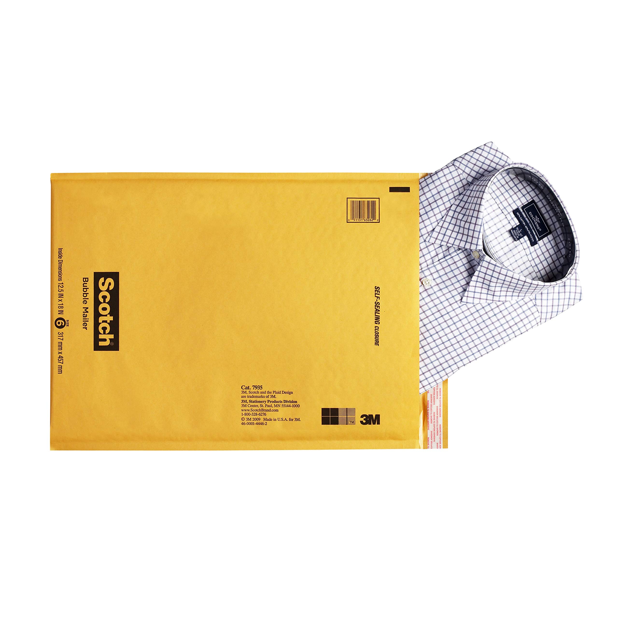 Scotch Bubble Mailer #4 (9.5x13.5 in) 10-Pack - Secure Shipping for Small Packages