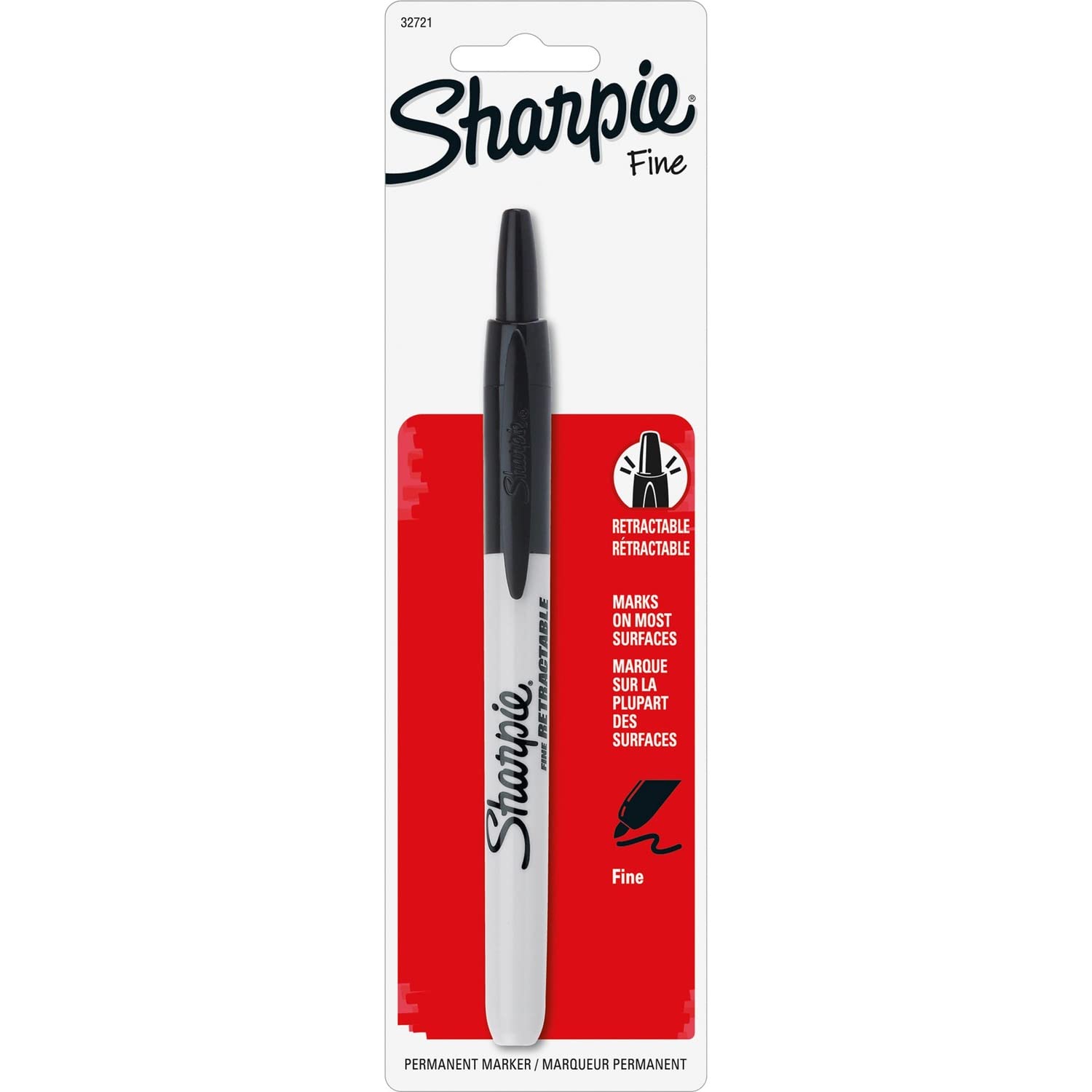 Sharpie Fine Point Retractable Markers - Perfect for Office & School Use