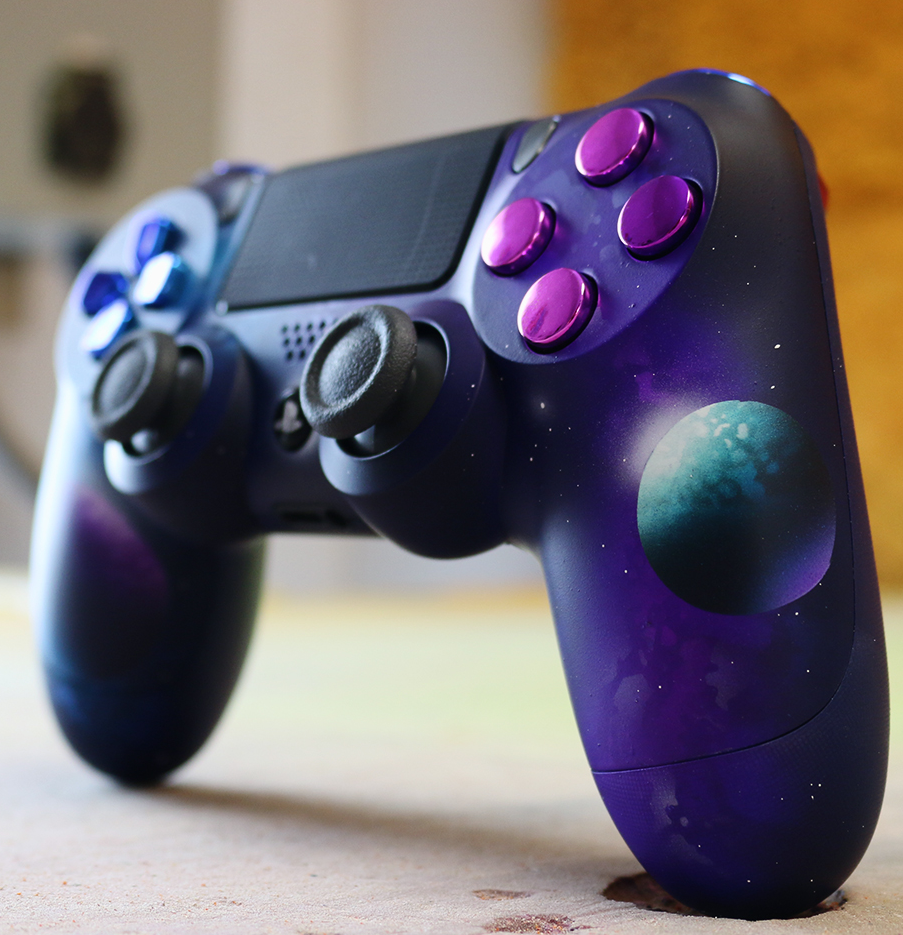 Custom PS5 Controller - Celestial 3 Design | Wireless Gaming Pad for Playstation 5 | Perfect for Competitive Gaming & Long Play Sessions