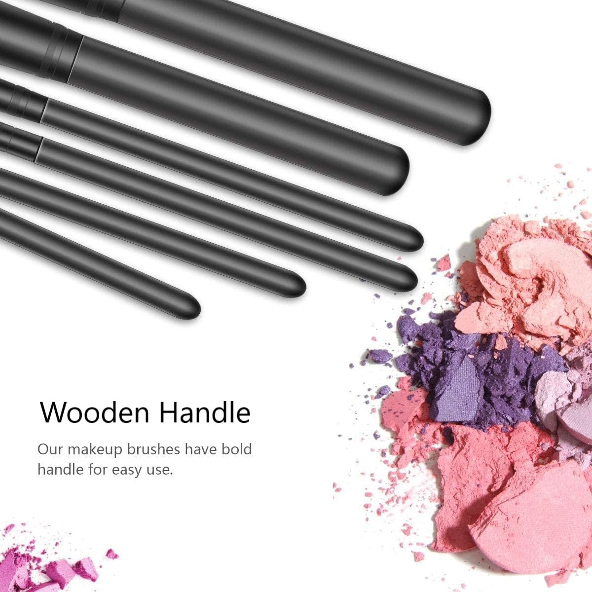 HUDA CRUSH Beauty 12Pcs Professional Wooden Makeup Brush Set - Premium Synthetic Bristles for Foundation, Powder, Contour, Concealer & Eyeshadow | Flawless Face & Blush Application | Perfect for Makeup Artists & Beauty Enthusiasts (Pink) - Ideal for Daily Makeup, Special Occasions & Professional Salon Use