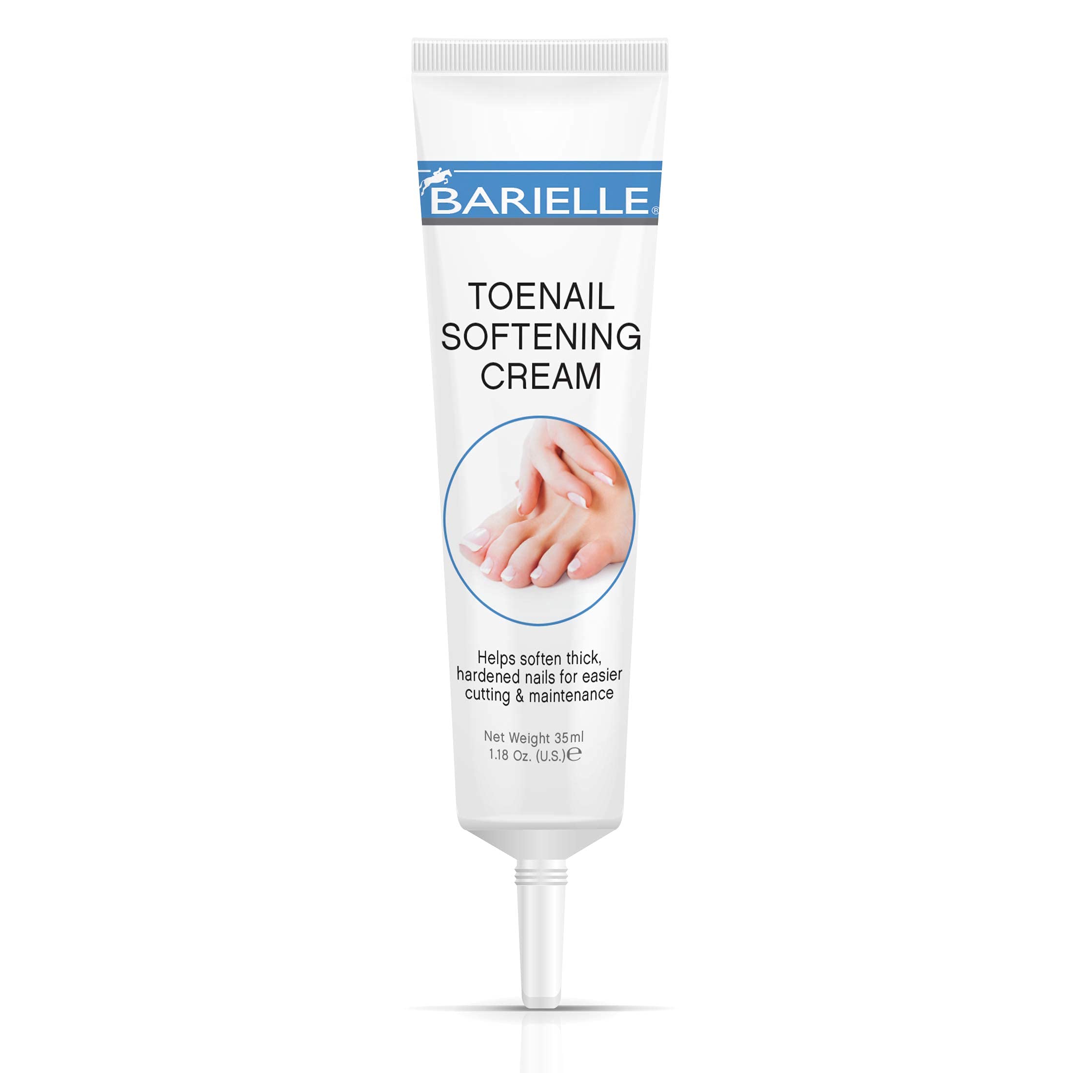 BARIELLE Total Feet & Toes Combo – Moisturizing Foot Care Cream 2.5oz & Toenail Softener 1.18oz – Dry Cracked Heel Treatment & Nail Care for Men & Women – Perfect for Pedicures & At-Home Foot Care