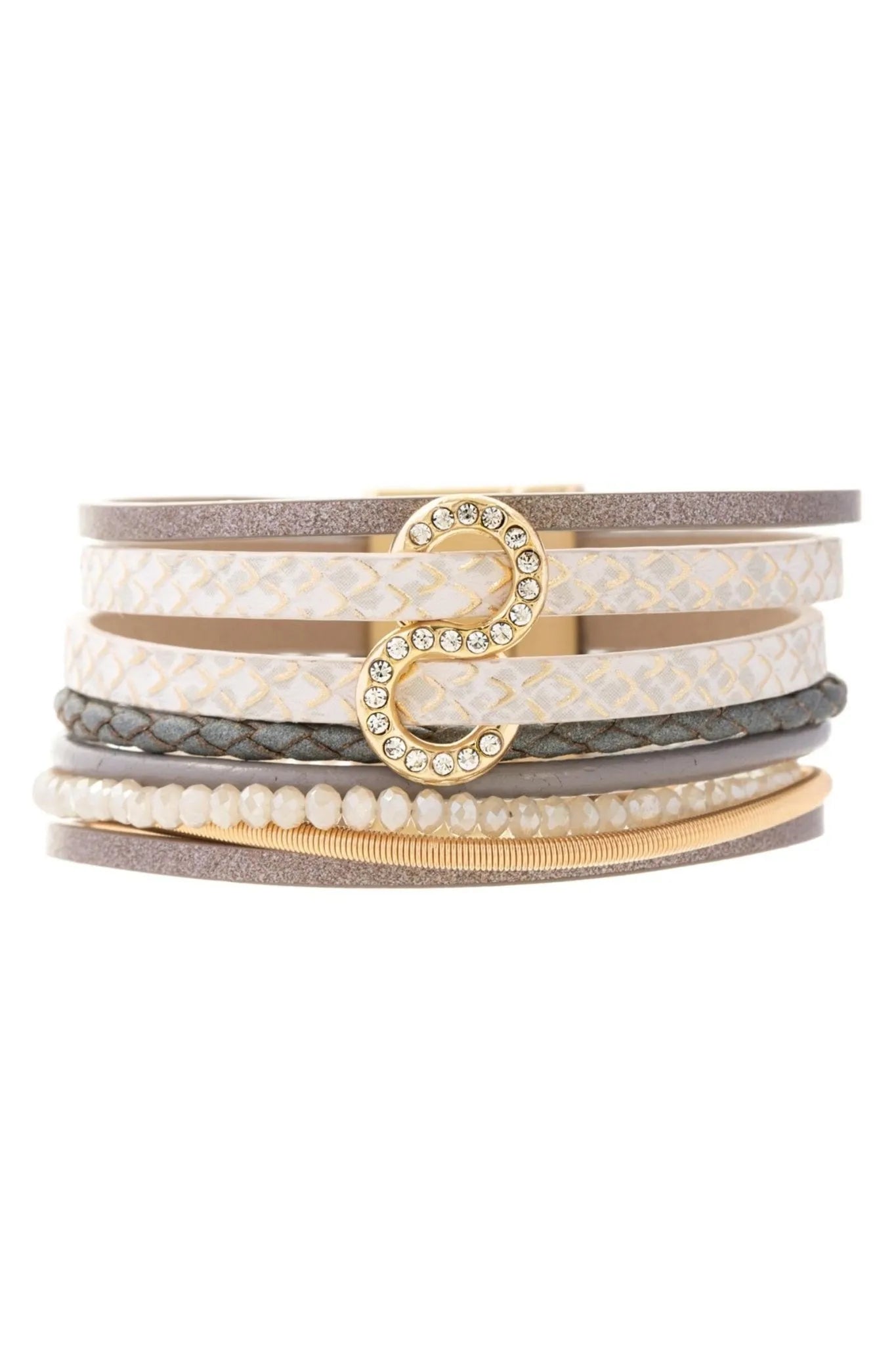 Infinity Charm Leather Bracelet for Women - Adjustable Genuine Leather Wristband with Silver Charms - Perfect for Everyday Wear, Gifts & Boho Style Accessories