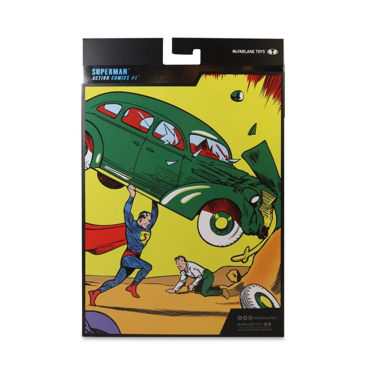 DC Multiverse Collector Edition Action Comics Superman Figure - Premium Collectible for Fans & Display - Perfect for Home Decor, Office Display, and Comic Book Collections