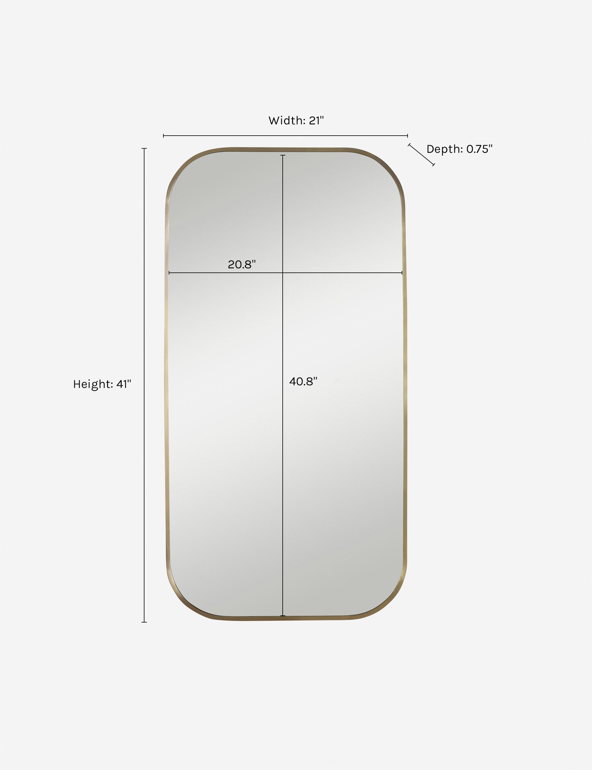 Dion Mirror - Full Length Wall Mirror with Adjustable Tilt, Shatterproof & Anti-Fog for Home Gym, Yoga Studio, Bedroom Decor and Selfie Background