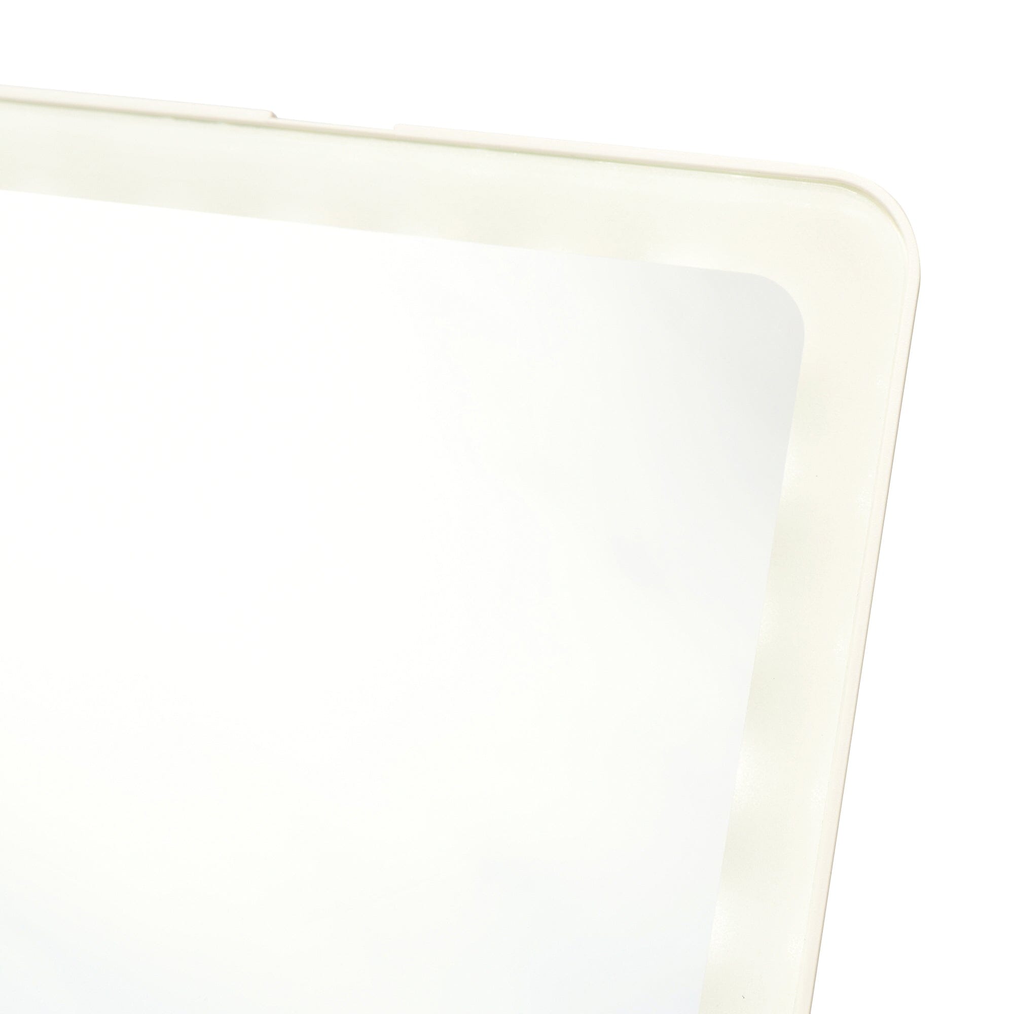 LED Folding Mirror with Adjustable Brightness - Portable Vanity Mirror for Makeup, Travel & Home Use - White
