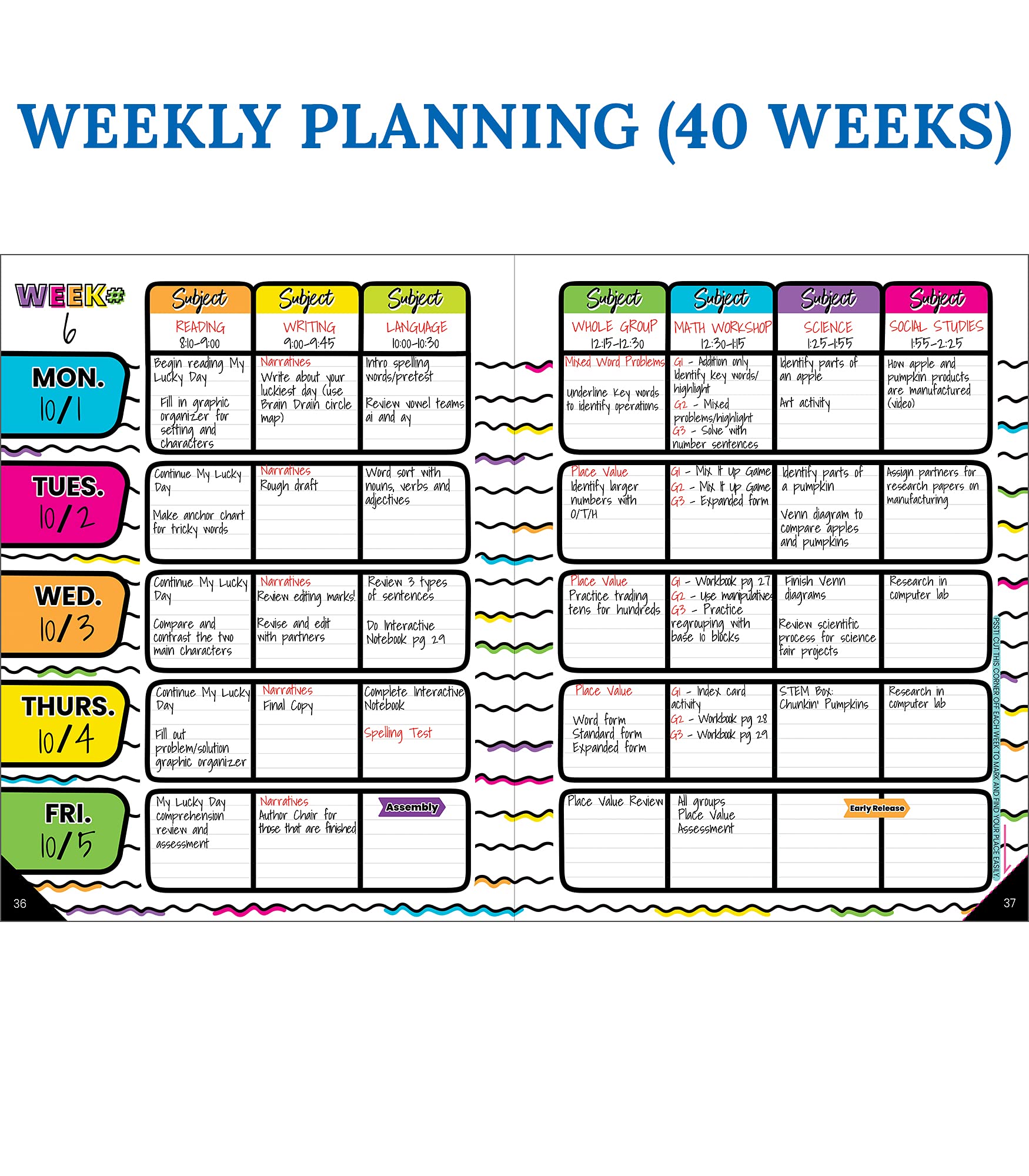 Carson Dellosa Kind Vibes Teacher Planner - 8