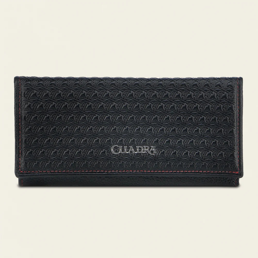 BD255RS Cuadra Black Casual Fashion Bifold Wallet Clutch for Women - Stylish & Compact Purse for Everyday Use, Travel, and Night Out