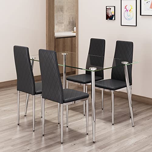 Table A+black Chair