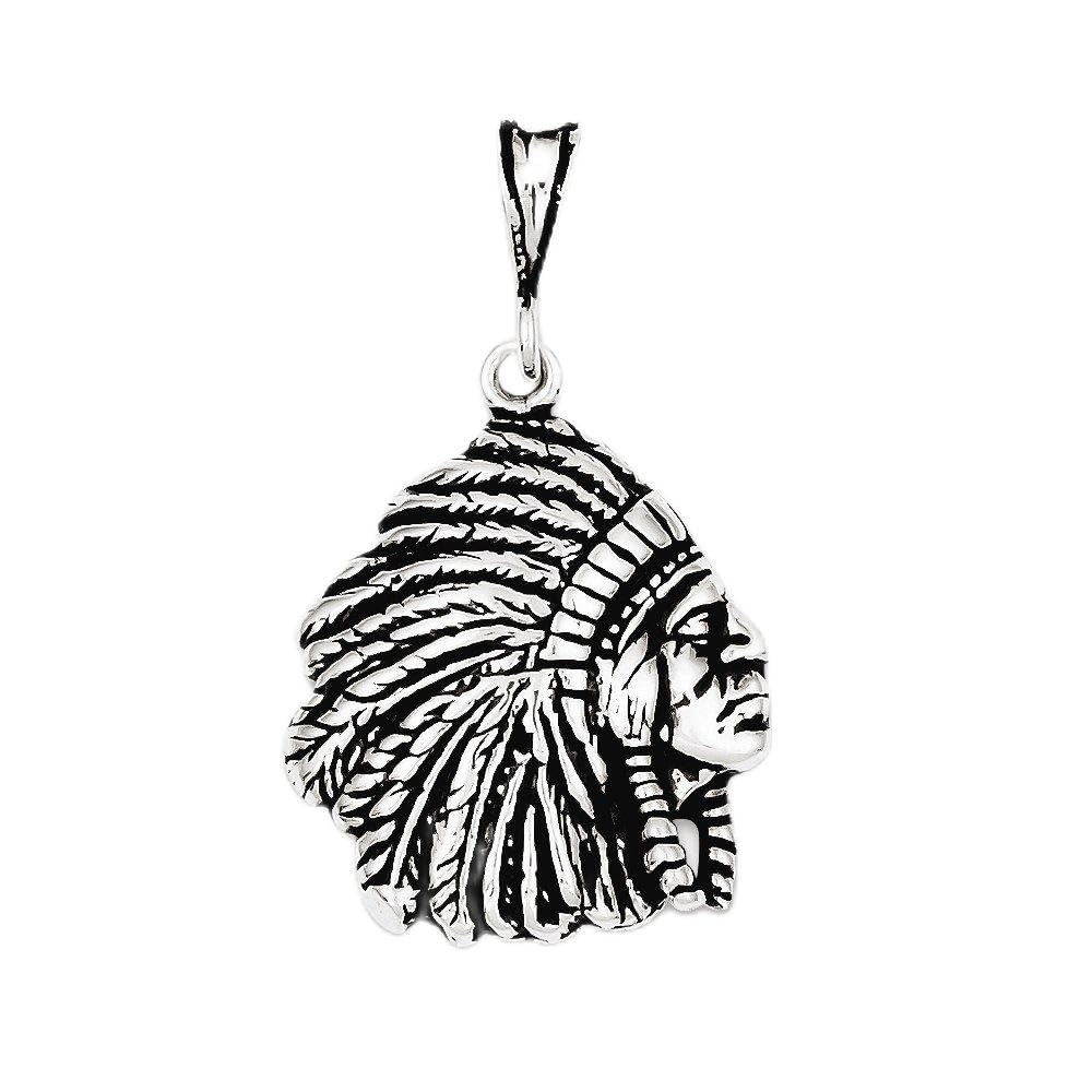 Antique Sterling Silver Man Charm Pendant - Handmade Vintage Jewelry for Men - Perfect for Gifts, Necklaces & Bracelets
