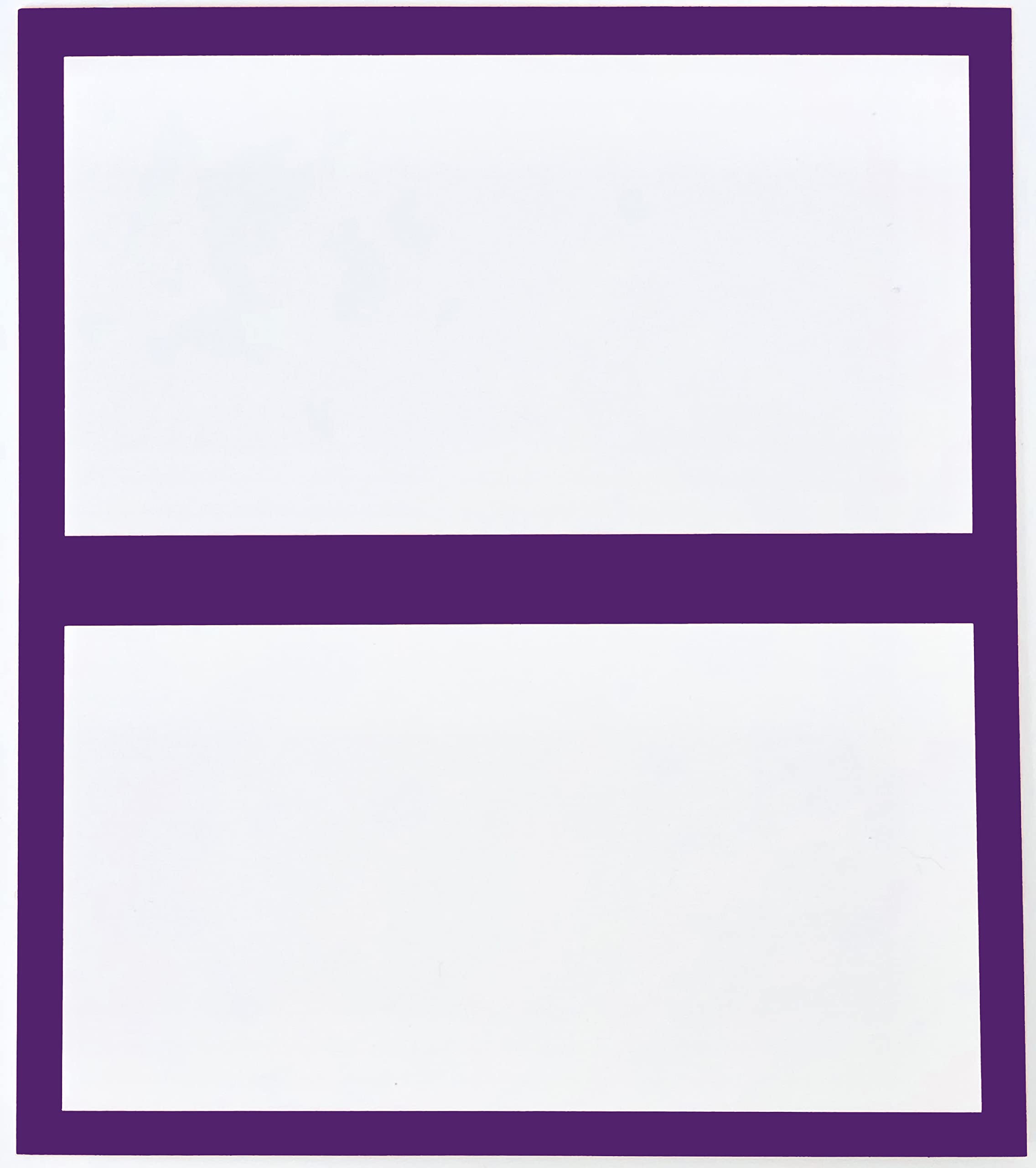 50-Pack Tented Place Cards for Weddings, Buffets, Banquets & Cocktail Parties - 14pt Matte Card Stock Name Cards - Perfect for Seating Assignments, Food Labels & Event Decor