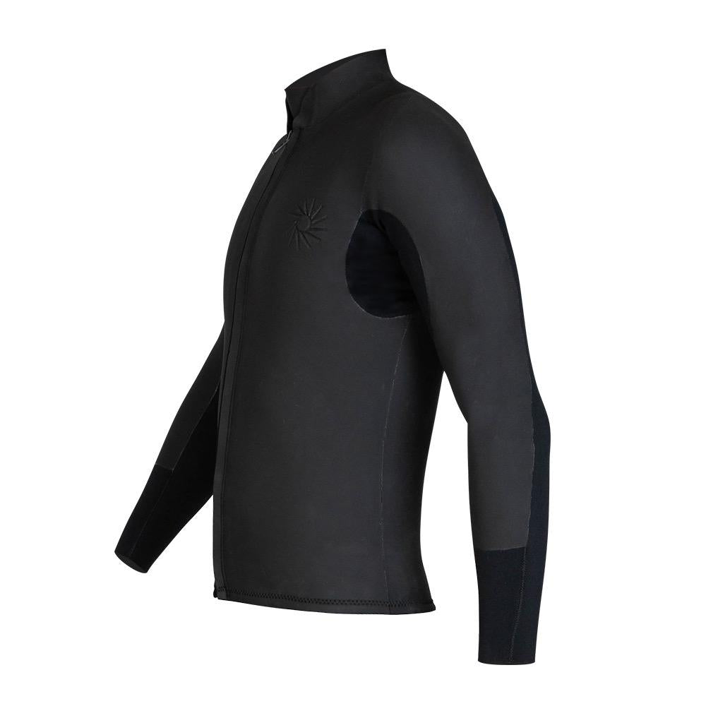 Thalia Surf Embossed Front Zip Jacket - Men's Wetsuit for Surfing, Diving & Water Sports | Quick-Dry Neoprene Material with Stylish Embossed Design