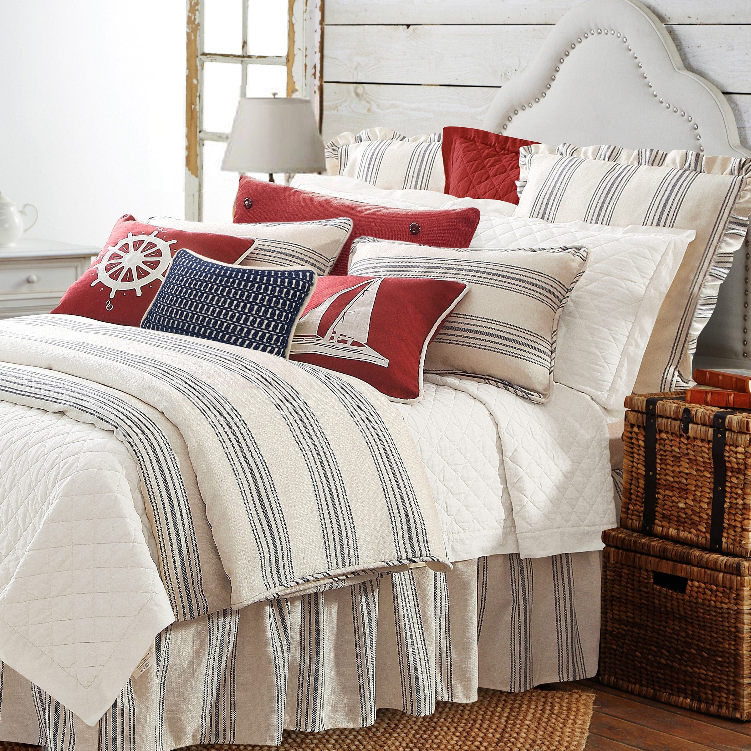 Premium Prescott Duvet Cover Set - Soft & Breathable Bedding Set with Zipper Closure - King/Queen/Full Size - Perfect for Master Bedroom, Guest Room & Vacation Homes
