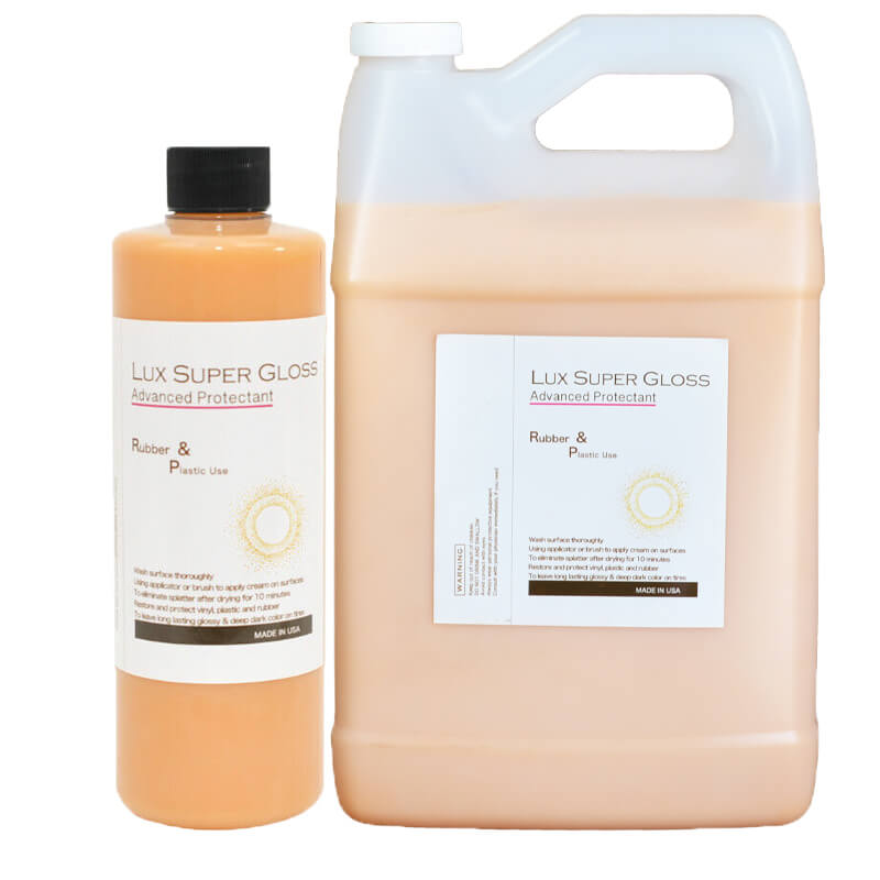Premium Gloss & Durable Rubber & Plastic Protectant - Long-Lasting Shine & Protection for Car Tires, Dashboards, Trim & More - Ideal for Auto Detailing & Home Use