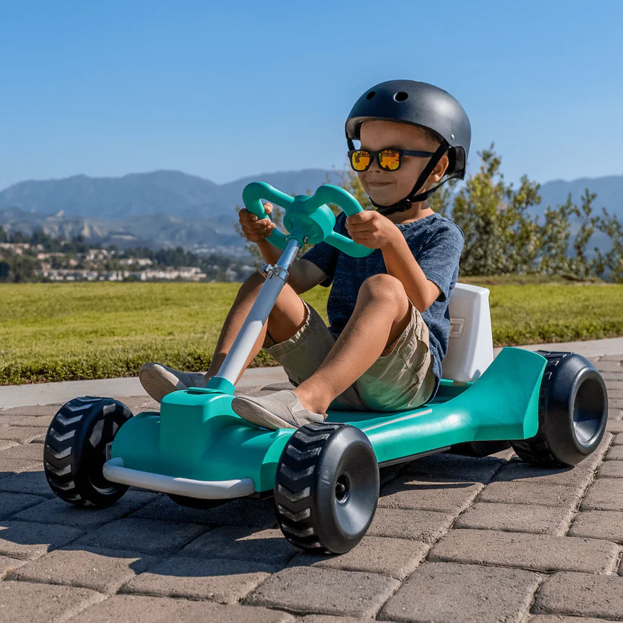 Droyd Zypster Mini Electric Go Kart for Kids - 24V 2Ah Lithium Ion Battery, 100W Brushed Motor, 6 MPH Speed, 3 Miles Range - Perfect for Backyard Fun, Birthday Gifts & Outdoor Adventures