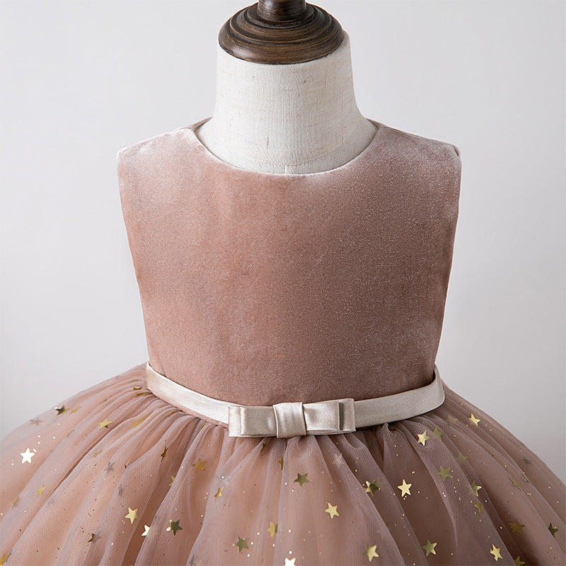 Elegant Baby Christening Dresses for Girls - Toddler Sequin Baptism Gown - Perfect for Christening, First Communion & Special Occasions