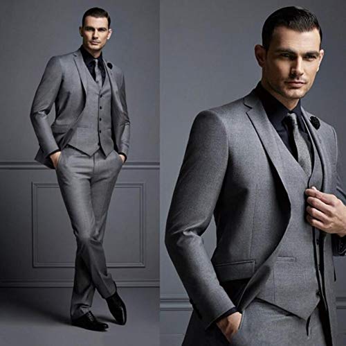 JY Mens 3-Piece Suits for Groom, Wedding, Party & Formal Events | Stylish Tuxedos for Men | Perfect for Weddings, Proms, and Business Occasions