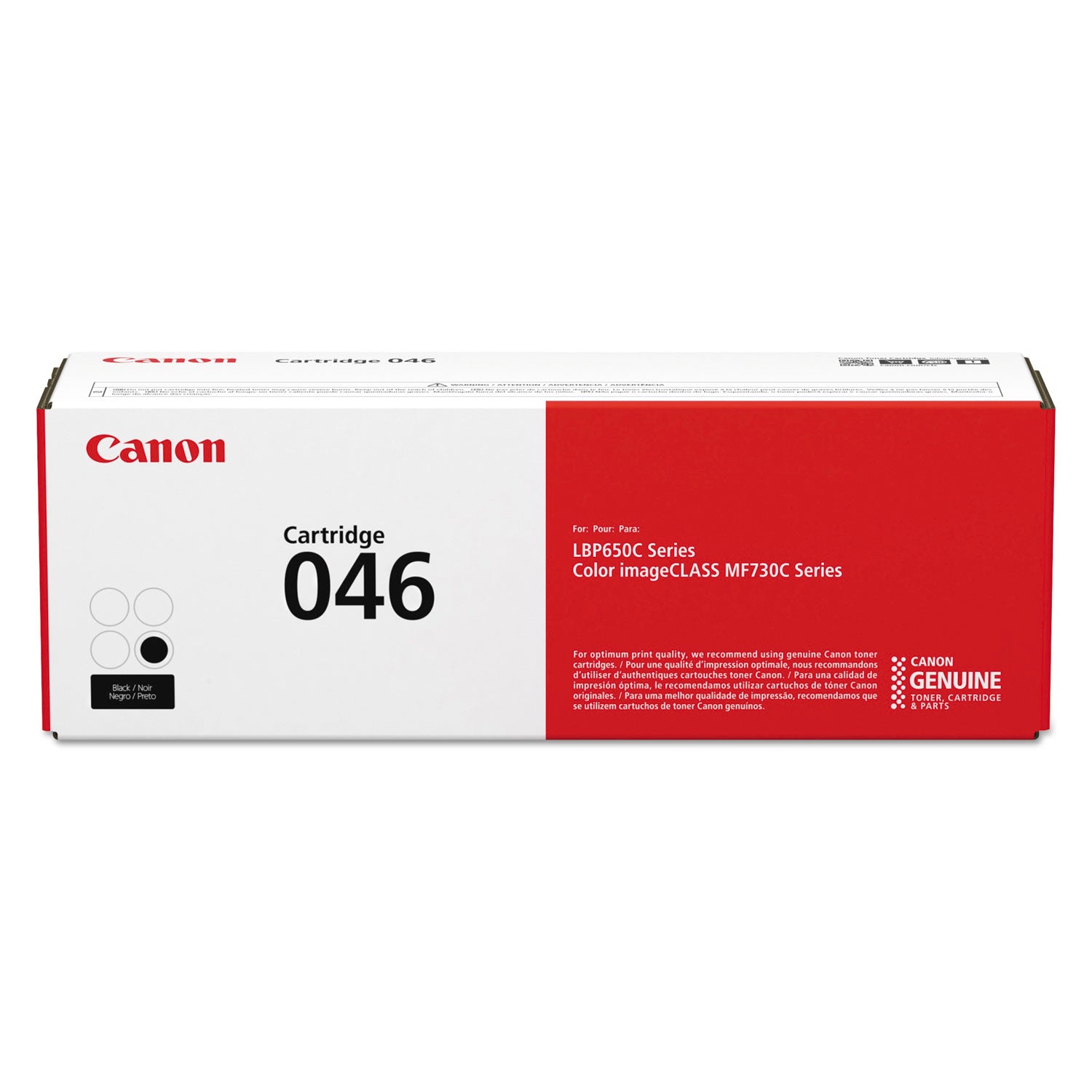 1250c001 (046) High-Yield Black Toner Cartridge - 2200 Page Capacity | Ideal for Office Printing & Home Use